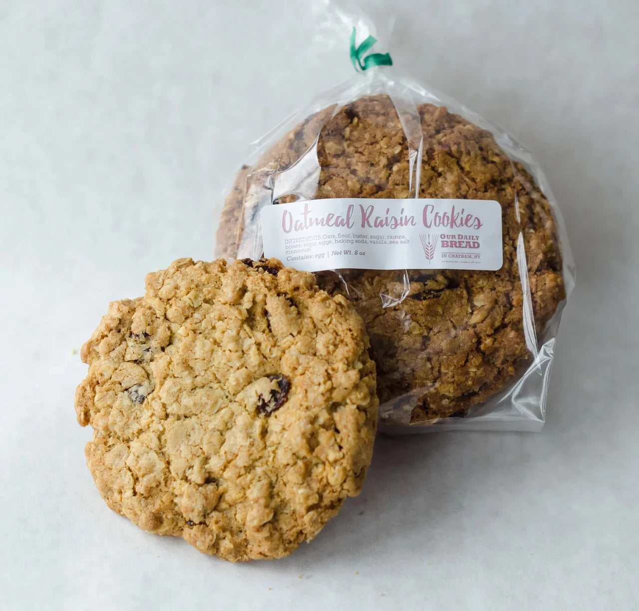 Oatmeal Raisin Cookies-Traditional (Contains Wheat)