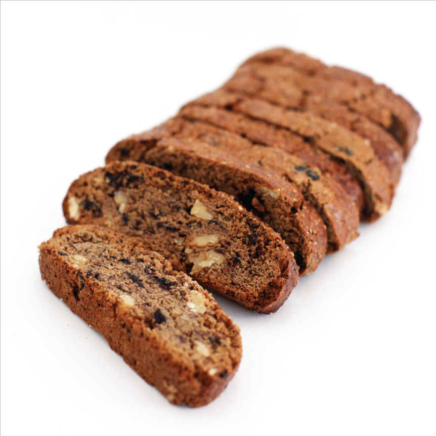 Blueberry Buckwheat Biscotti-Gluten Free
