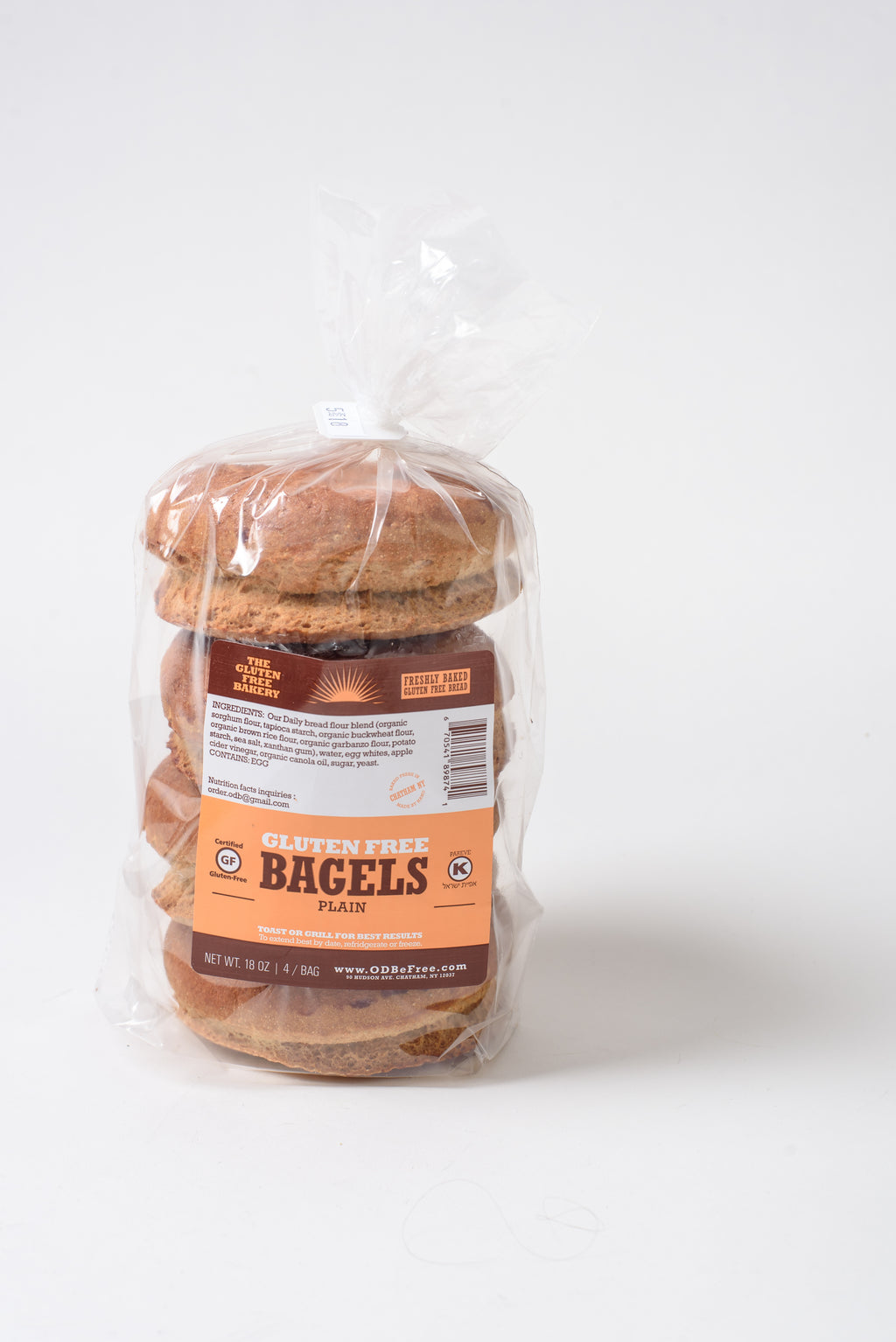 Plain Bagels-Gluten Free