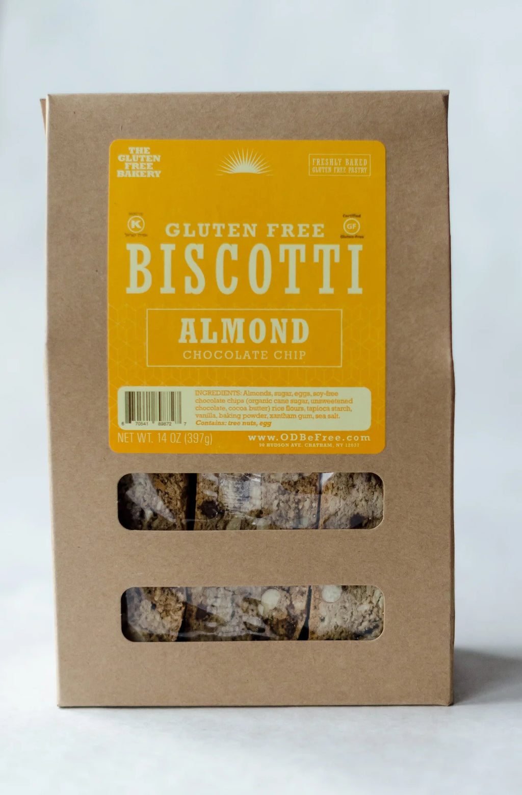 Chocolate Almond Biscotti-Gluten Free